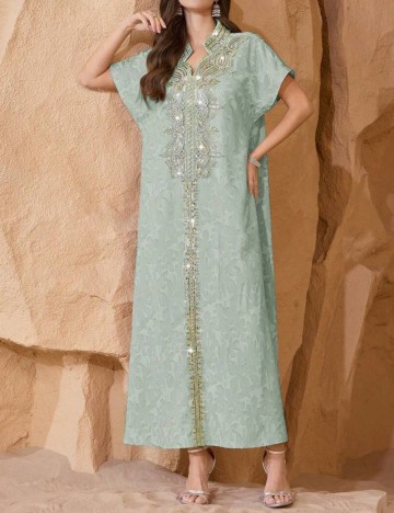 Rochie maxi Shein, turcoaz