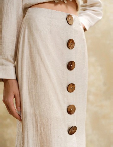 Fustă maxi Shein, bej