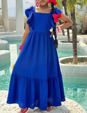 Rochie maxi Shein, albastru