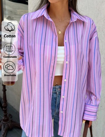 Cămașă Shein, roz