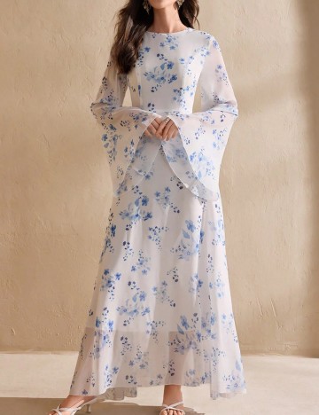 Rochie maxi Shein, mix culori