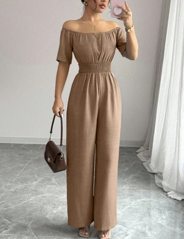 Salopetă lungă Shein, bej