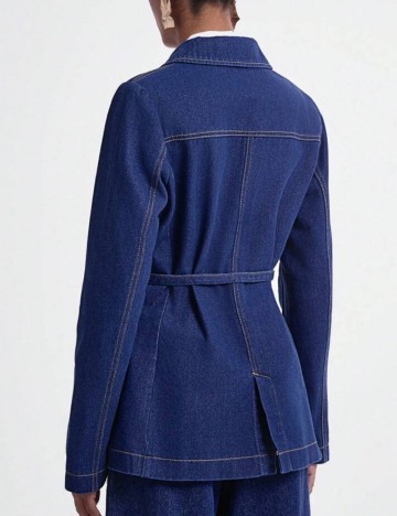 Jachetă De Blugi Shein, albastru