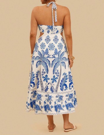 Rochie midi Shein Curve+, mix culori