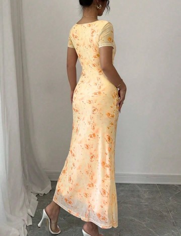 Rochie maxi Shein, galben