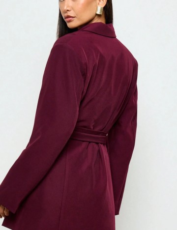 Rochie Tip Sacou Shein AIIRZ, vișiniu