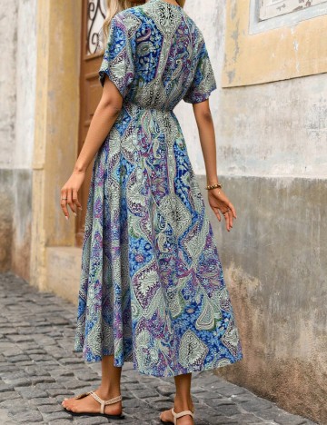 Rochie maxi Shein, mix culori