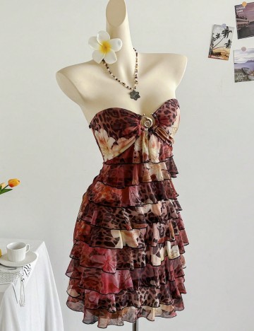 Rochie mini Shein, mix culori