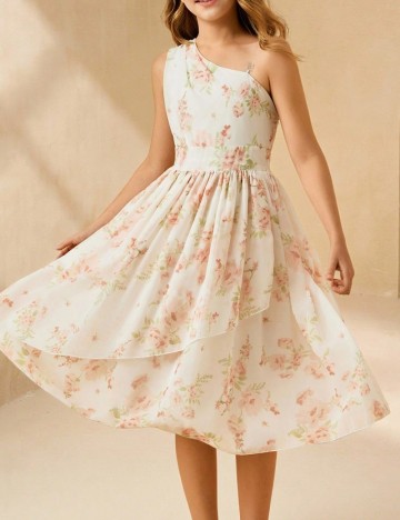 Rochie midi Shein, alb