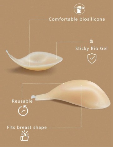 Sutien adeziv Shein, bej