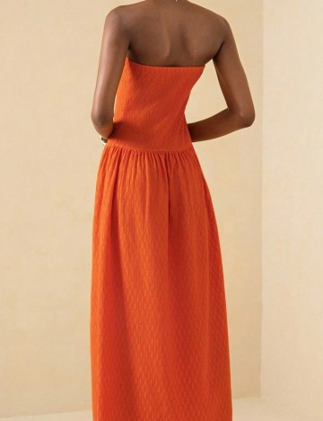 Rochie midi Shein, portocaliu