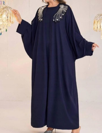 Set Rochie și Cardigan Shein Curve+, bleumarin