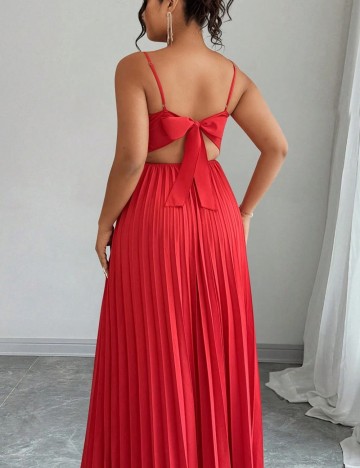 Rochie maxi Shein Curve+, roșu