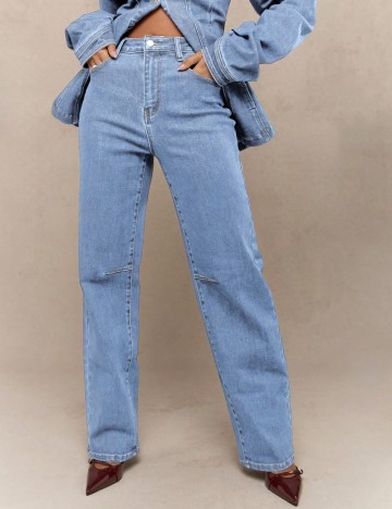 Jeans Shein Missguided, albastru