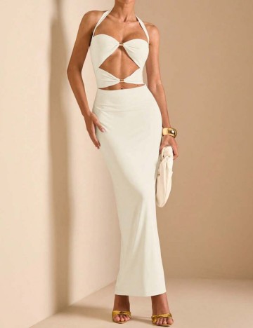 Rochie maxi Shein, bej