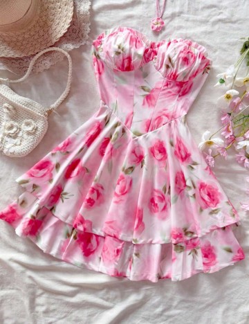 Rochie mini Shein, mix culori