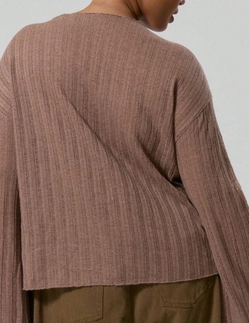 Bluză Shein Curve+, maro