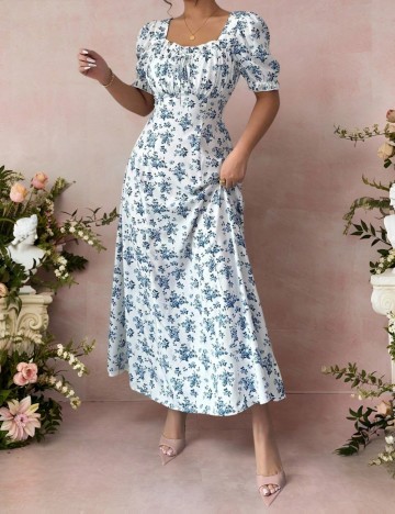 Rochie maxi Shein, mix culori