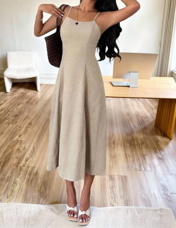 Rochie midi Shein, bej