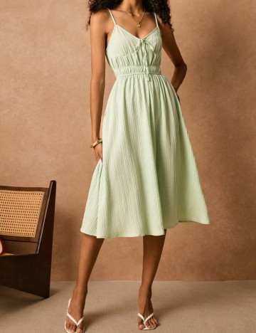 Rochie midi Shein, verde