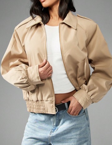 Jachetă Shein Missguided, bej