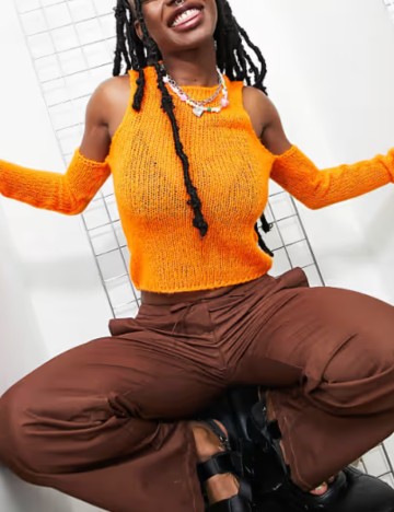 Bluză Collusion, portocaliu