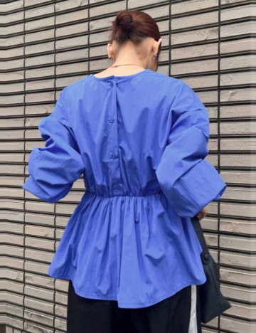 Cămașă Shein FRIFUL, albastru