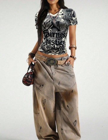 Tricou Shein, mix culori