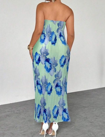 Rochie midi Shein, mix culori