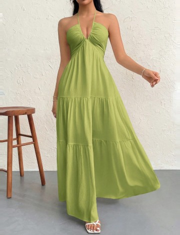 Rochie maxi Shein, verde