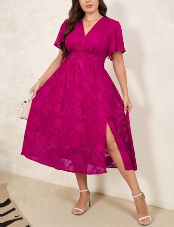 Rochie midi Shein, roz