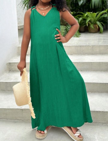 Rochie maxi Shein, verde