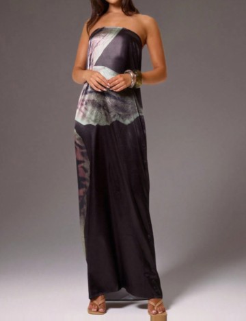 Rochie maxi Shein MUSERA, mix culori