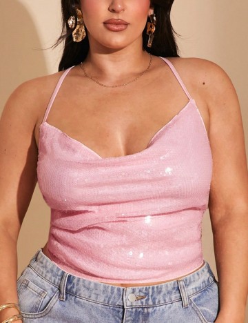 Top Shein Curve+, roz