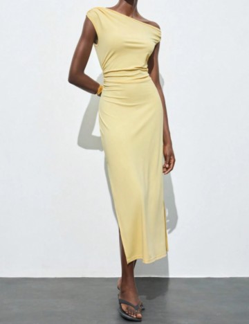Rochie midi Shein, galben