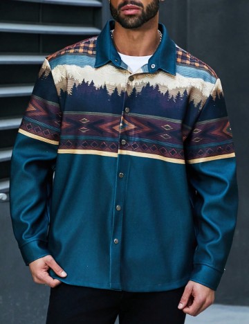 Cămașă Shein MANFINITY, mix culori