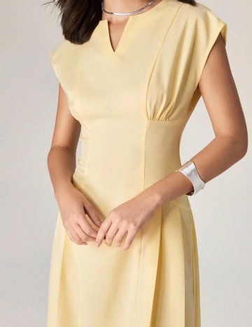 Rochie midi Shein, galben