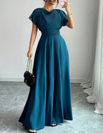 Rochie maxi Shein, turcoaz