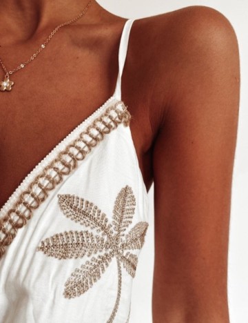 Rochie midi Shein, alb