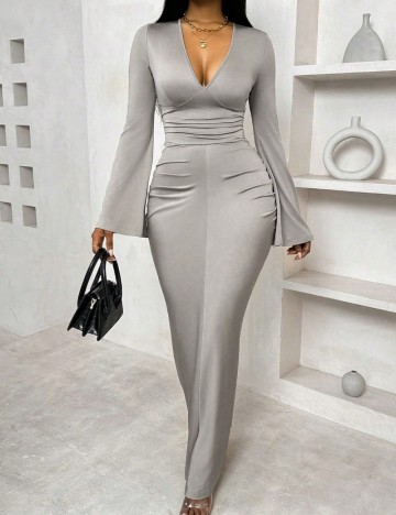 Rochie maxi Shein, gri