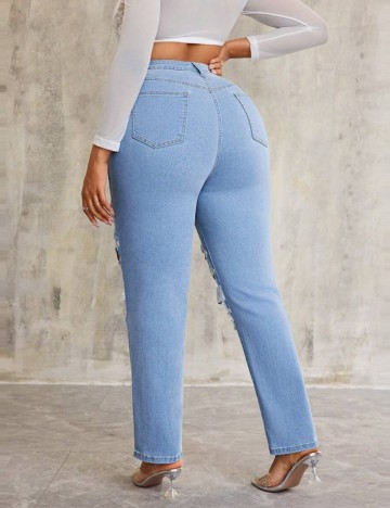 Jeans Shein, albastru