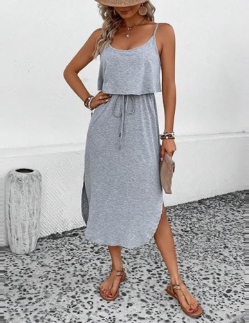 Rochie midi Shein, gri