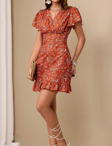 Rochie mini Shein, cărămiziu