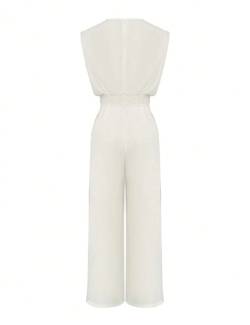 Salopetă lungă Shein, alb