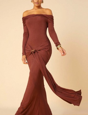 Rochie maxi Shein, maro