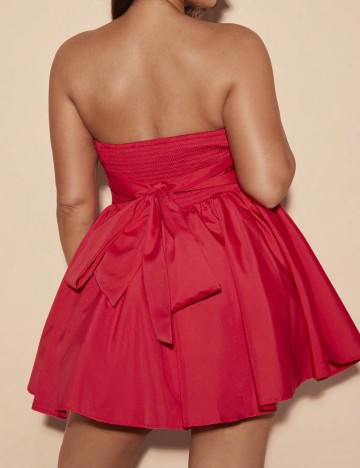 Rochie mini Shein Curve+, roșu