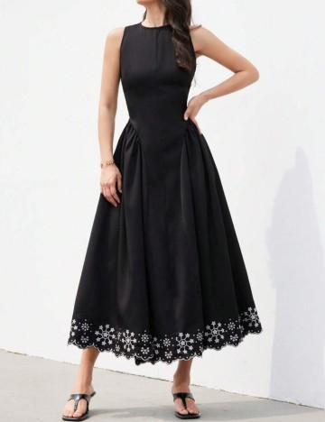 Rochie maxi Shein Aveloria, negru