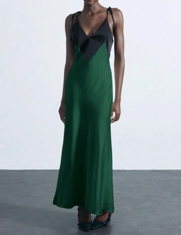 Rochie maxi Shein MAIJA, verde