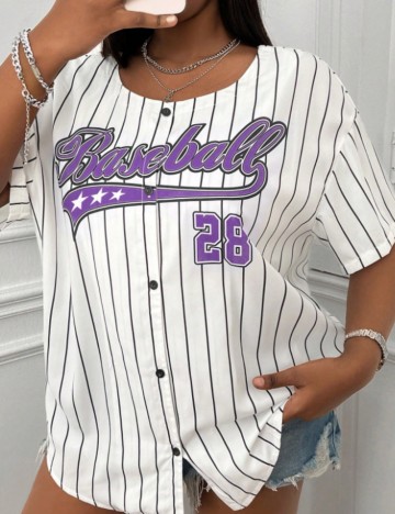 Cămașă Shein Curve+, alb