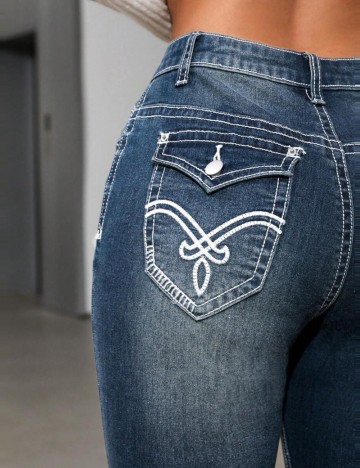 Jeans Shein, albastru